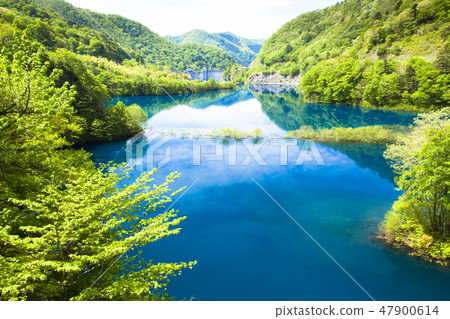 The 40,000 lakes of the fresh green 47900614