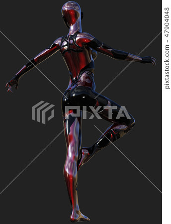 High Tech Android Female Articifial Intelligence High Tech Android Female Articifial Intelligence 47904048