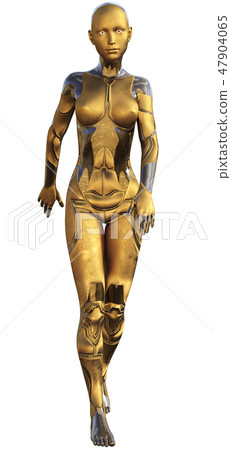 High Tech Android Female Articifial Intelligence High Tech Android Female Articifial Intelligence 47904065