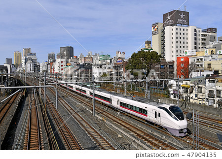Tokyo cityscape in Japan View of hotel street etc. in front of Uguisudani Station 47904135