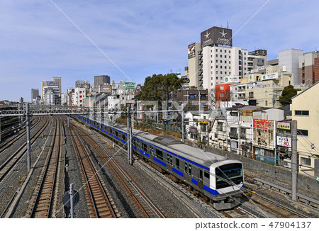 Tokyo cityscape in Japan View of hotel street etc. in front of Uguisudani Station Tokyo cityscape in Japan View of hotel street etc. in front of Uguisudani Station 47904137