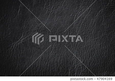 Simple Black Leather Texture Background with gradient light used as luxury classic backdrop 47904169