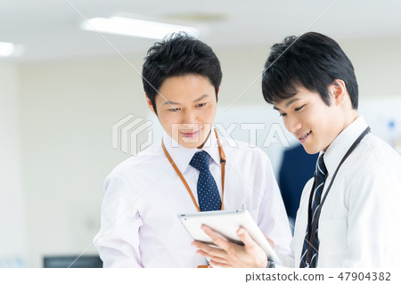Male employee businessman Business image Male employee businessman Business image 47904382