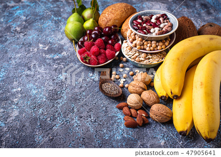 Products rich in fiber. Healthy diet food Products rich in fiber. Healthy diet food 47905641