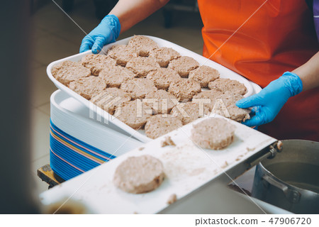 cutlet making factory 47906720