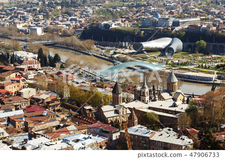 pedestrian bridge in Tbilisi 47906733