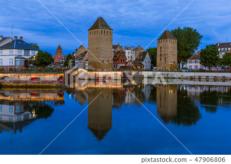 Old town in Strasbourg - Alsace France 47906806