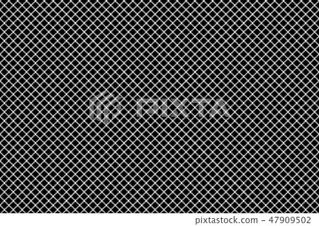 Mesh pixel ornament black seamless pattern 47909502