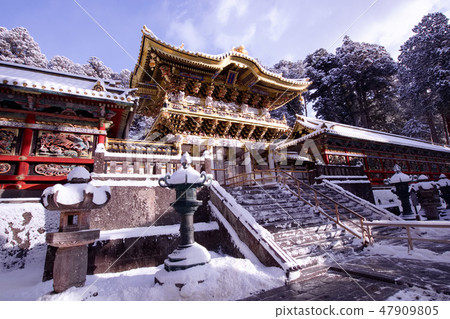 日光東照宮Yomei門和走廊 47909805