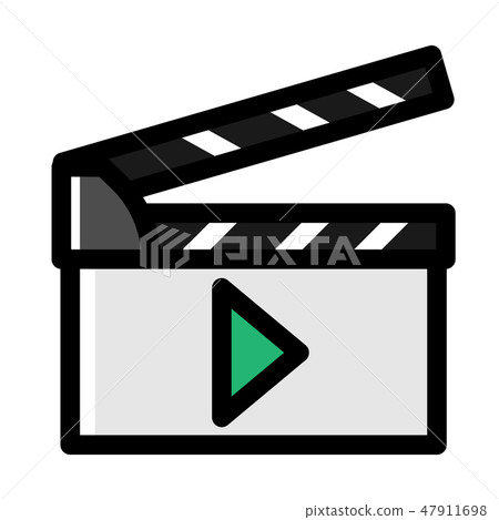 Slate cut LineColor illustration 47911698