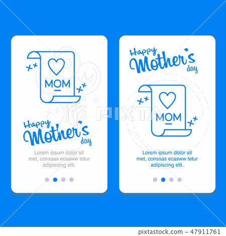 Happy Mother's Day Calligraphy Backgroun 47911761