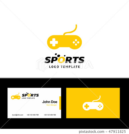 Business card of sports with Business card of sports with 47911825