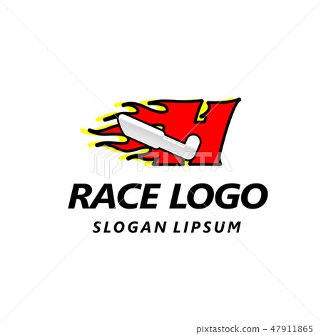 Letter logo design template. Fast Letter logo design template. Fast 47911865