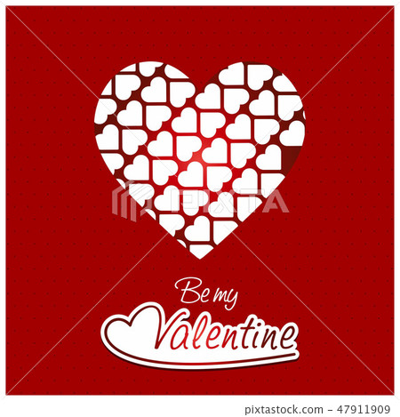 Be my vlaentine with red 47911909