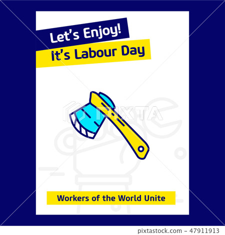 Happy Labour day design with Happy Labour day design with 47911913