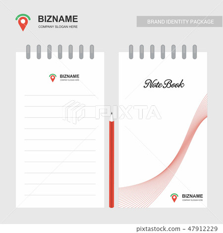 Business design notepad with company Business design notepad with company 47912229
