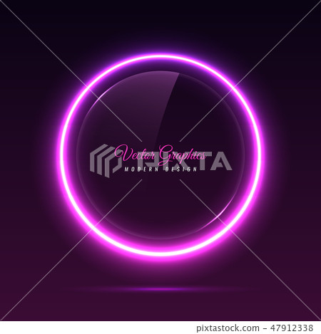 Glass banner. Transparent geometric shapes. Glass banner. Transparent geometric shapes. 47912338
