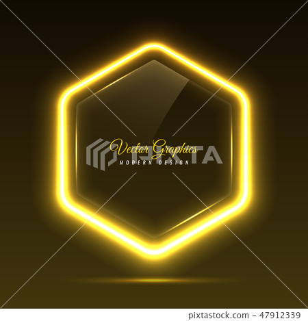 Glass banner. Transparent geometric shapes. Glass banner. Transparent geometric shapes. 47912339