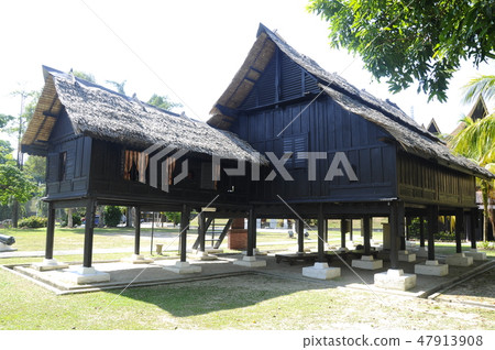 Sample of Negeri Sembilan Malay traditional house. Sample of Negeri Sembilan Malay traditional house. 47913908