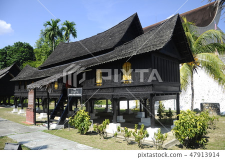 Sample of Negeri Sembilan Malay traditional house. Sample of Negeri Sembilan Malay traditional house. 47913914