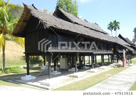 Sample of Negeri Sembilan Malay traditional house. Sample of Negeri Sembilan Malay traditional house. 47913918