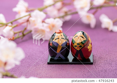 Hina Doll Lacquerware Kaga Bina 47916243