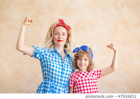We can do it! Woman's day concept 47916652