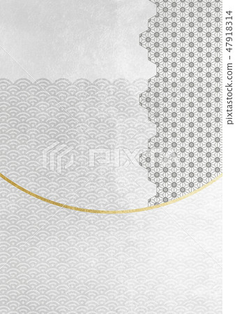 Qinghai wave foil cherry blossoms gold silver white image (background material) Qinghai wave foil cherry blossoms gold silver white image (background material) 47918314