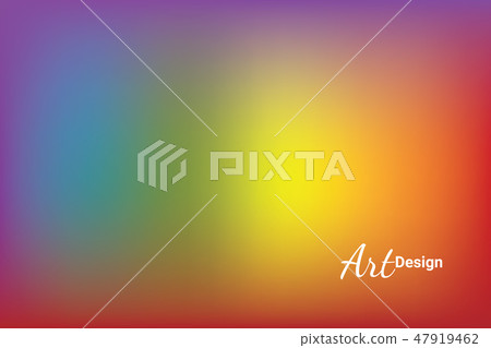 Abstract blurred gradient mesh background. Colorful smooth banner template 47919462