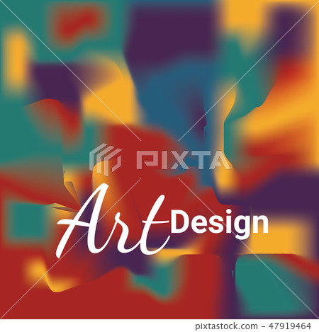 Abstract blurred gradient mesh background. Colorful smooth banner template 47919464