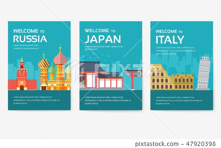 Country of Egypt, Austria, Germany, India, Russia, Thailand, Japan, Italy card set. Travel of the Country of Egypt, Austria, Germany, India, Russia, Thailand, Japan, Italy card set. Travel of the 47920398
