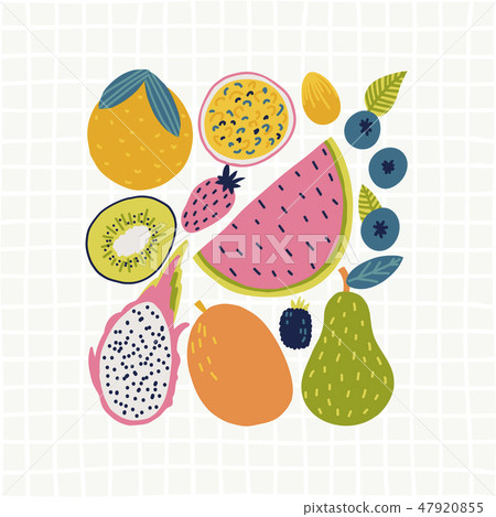 Vector food set for your design. Vector food set for your design. 47920855
