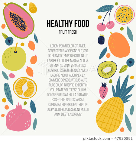 Vector food set for your design. Vector food set for your design. 47920891