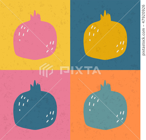 Seamless pattern with grapefruit.  47920926