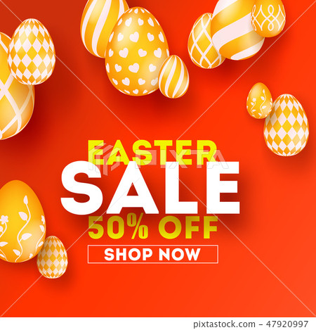 Easter sale, special holiday offer. Creative Easter sale, special holiday offer. Creative 47920997