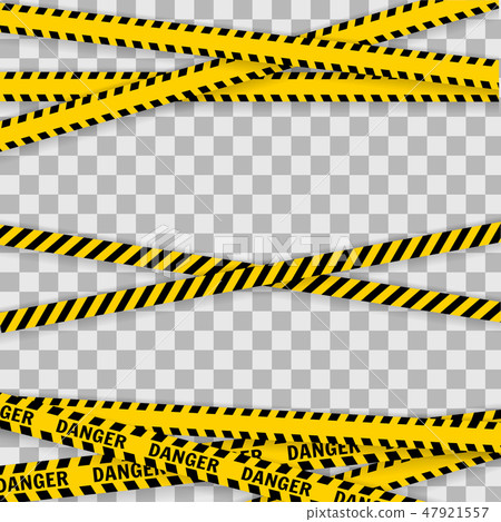 Police Line Set on a white background Police Line Set on a white background 47921557