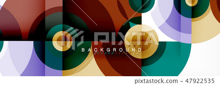 Geometric circle abstract background, creative geometric wallpaper. Geometric circle abstract background, creative geometric wallpaper. 47922535