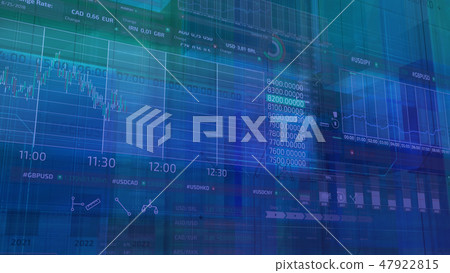 Abstract stock exchange infographics 47922815