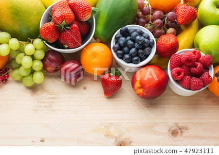 Healthy rainbow fruits 47923111
