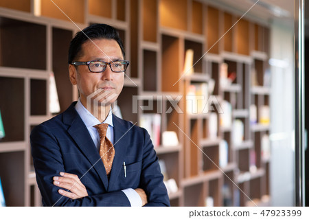 中間商人辦公室畫象企業圖像 47923399