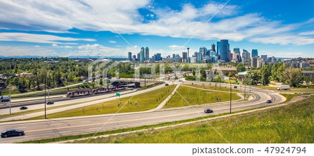 Skyline of Calgary Alberta in Canada Skyline of Calgary Alberta in Canada 47924794