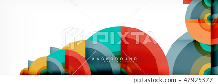 Abstract background circle design 47925377