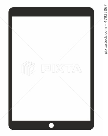 Tablet frame vector icon eps 8 Tablet frame vector icon eps 8 47925867