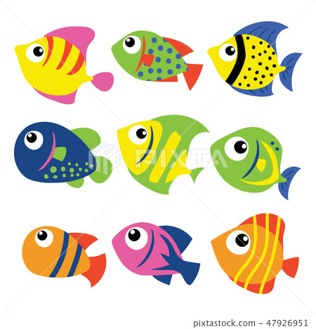 fish vector collection design - Stock Illustration [47926951] - PIXTA