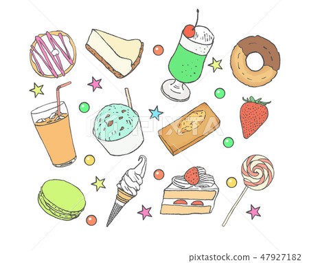 Sweets illustration Sweets illustration 47927182