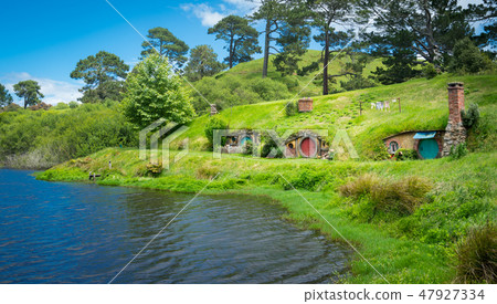 Hobbiton movie set for "The Hobbit" in New Zealand Hobbiton movie set for "The Hobbit" in New Zealand 47927334