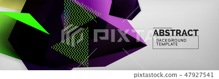 Minimalistic geometric abstract background 47927541