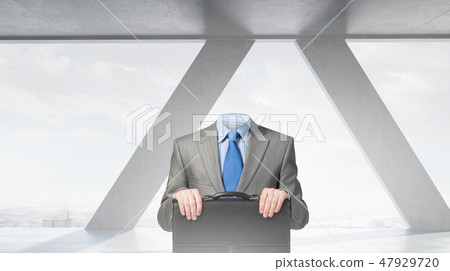 Businessman without head 47929720
