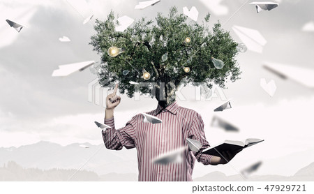 Portrait of headless guy 47929721