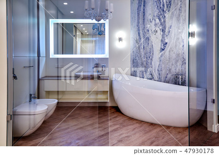 Beautiful Interior of a Modern Bathroom. Interior Architecture 47930178